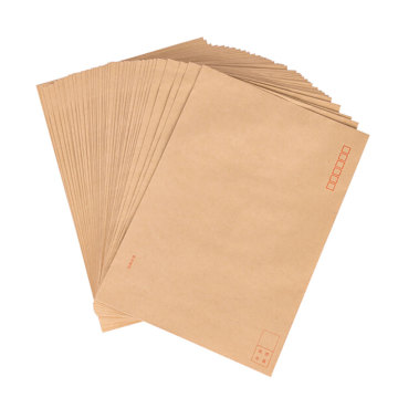 Custom recycled and durable handmade tracing paper envelope for postcard/letter mailing